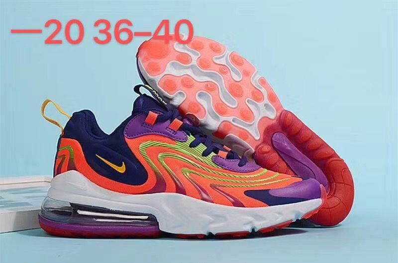 Women Nike Air Max 270 III Orange Purple Green Shoes